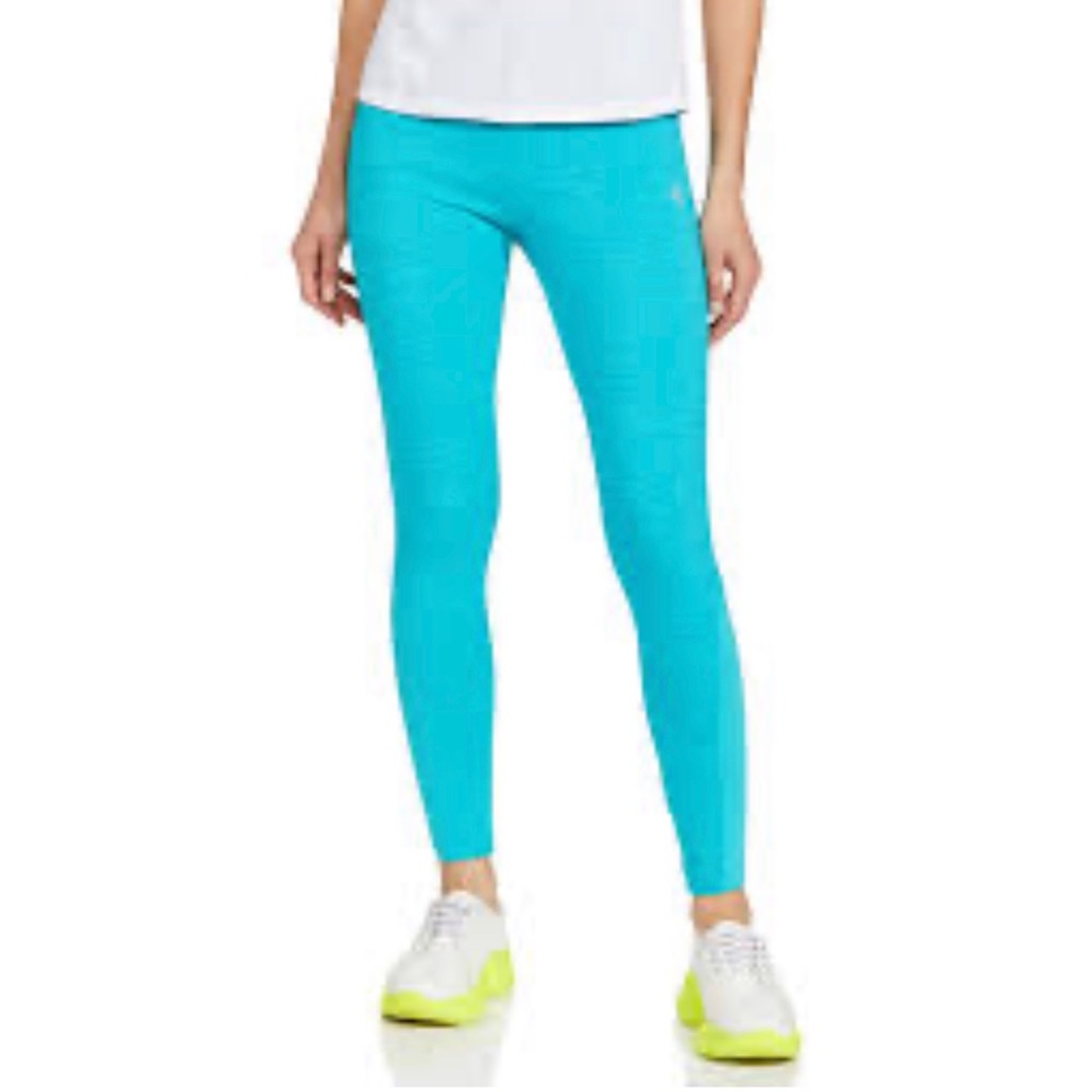 Beyond Yoga Stripe-Hype Long Yoga Seaglass